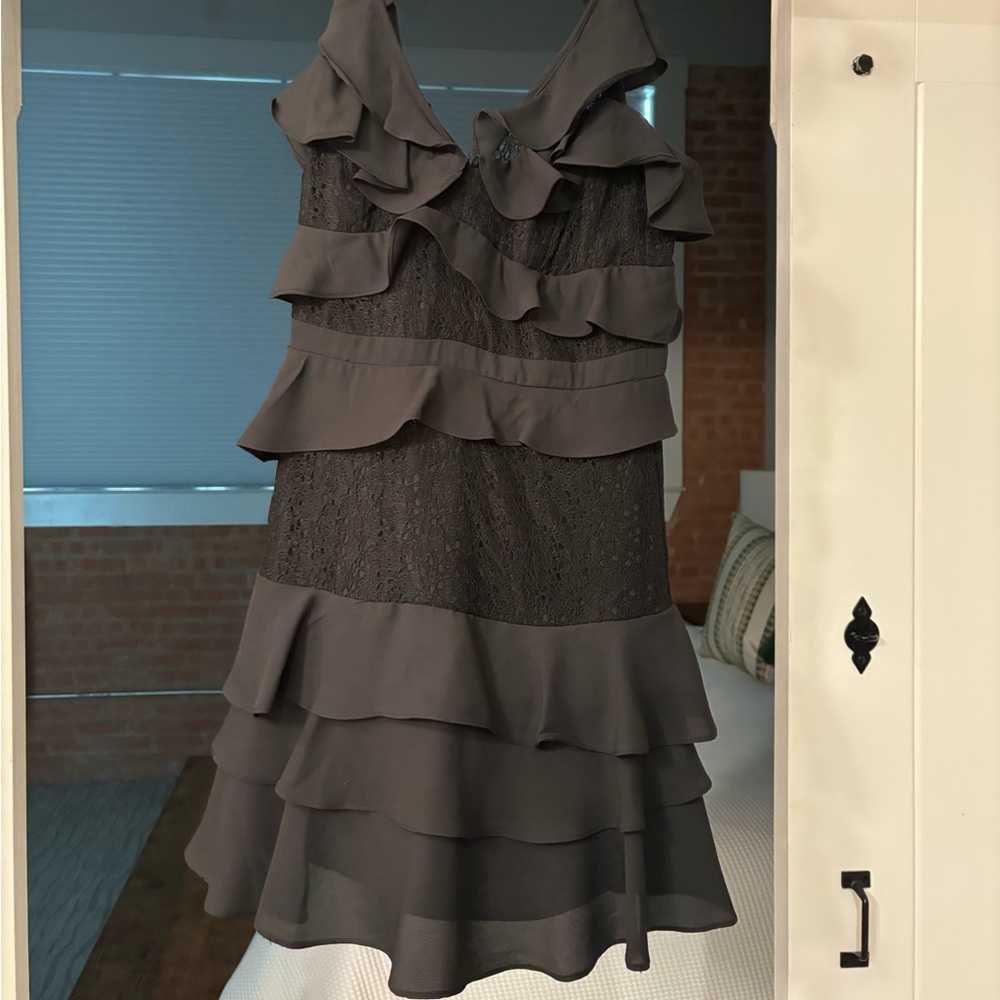 Bardot black dress!